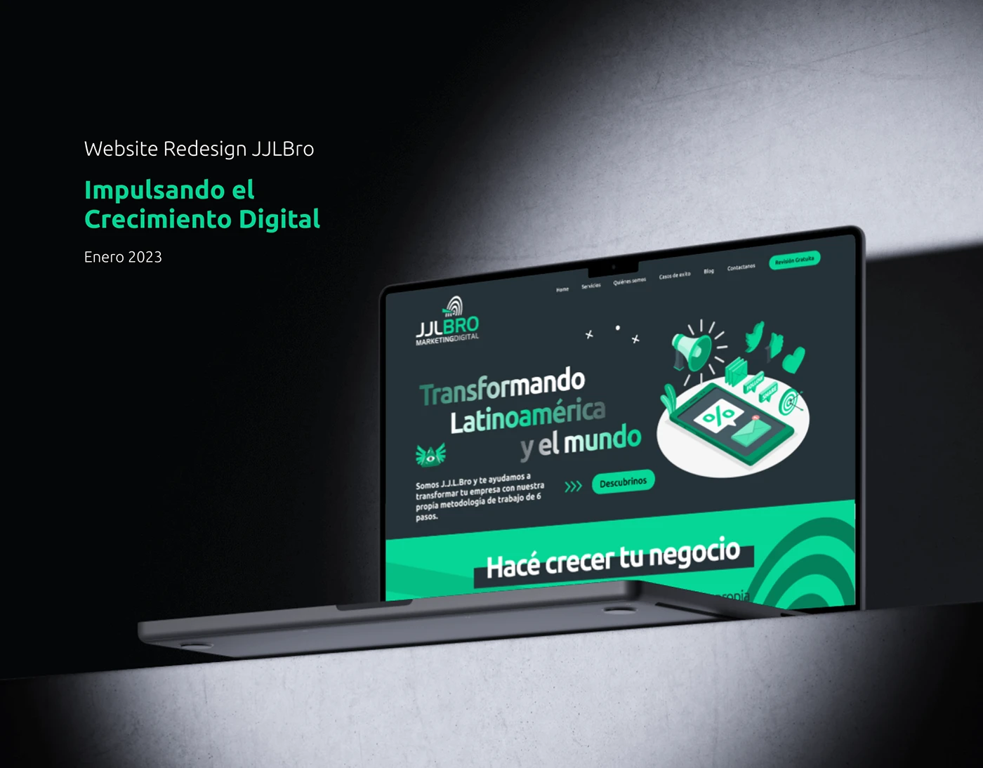 Website Redesign Agencia de Marketing